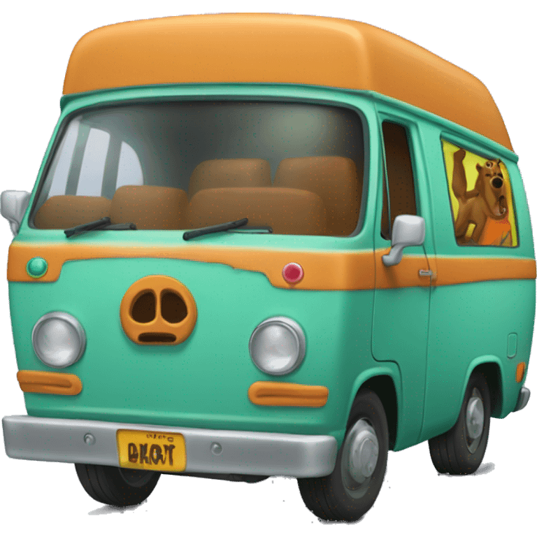 Scooby doo mystery machine emoji