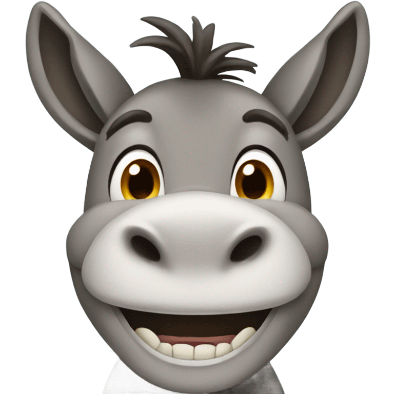 donkey showing teeth emoji