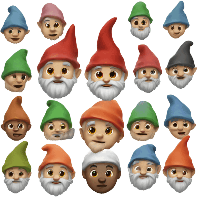 Cartoon gnomes  emoji