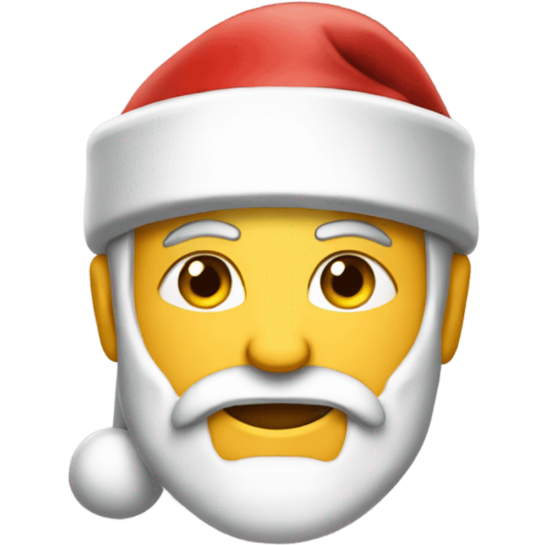 spartan male wearing santa hat emoji