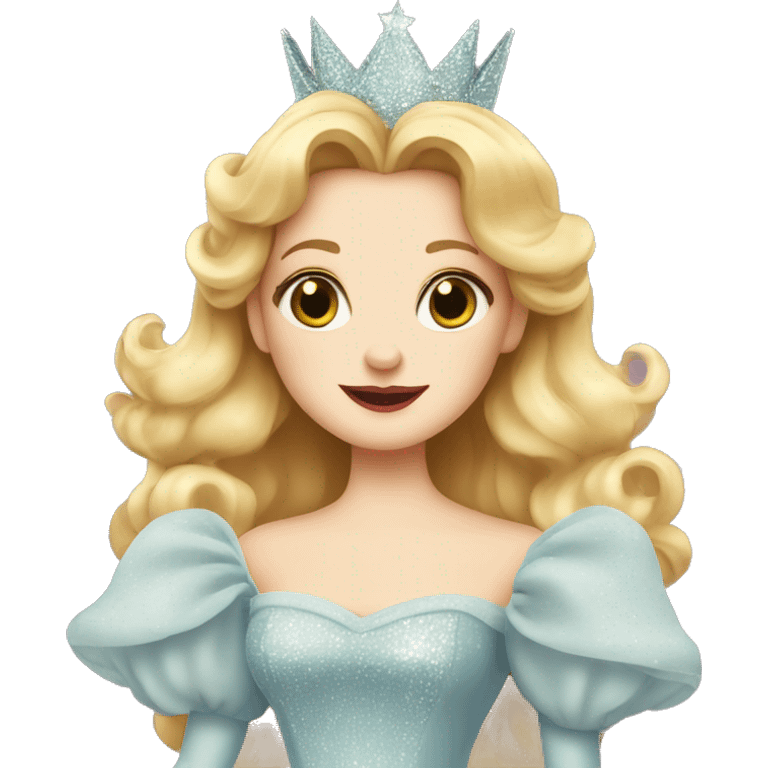 Cartoon of Glinda from wicked  emoji