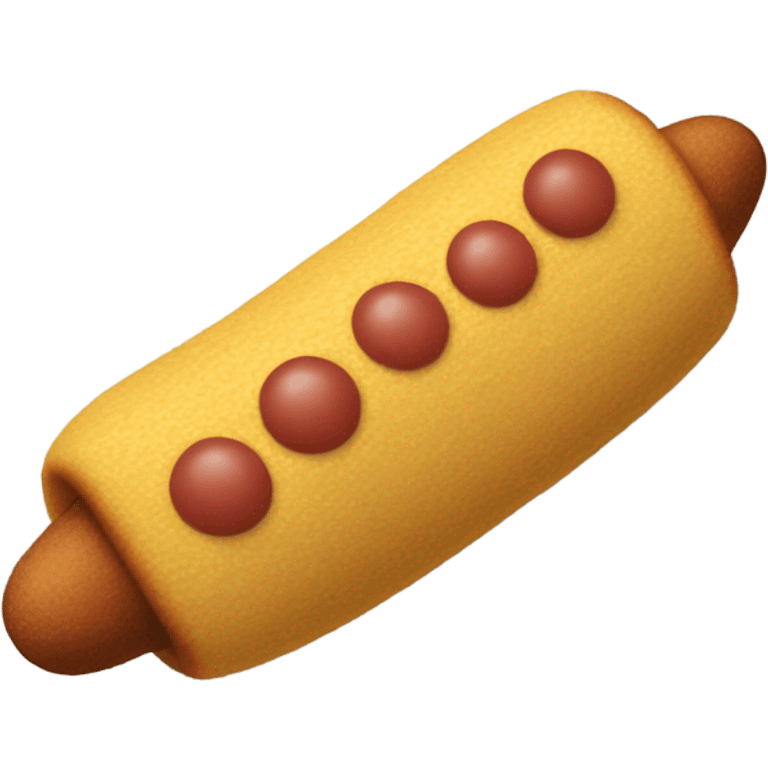 Corndog with a wool sweater emoji