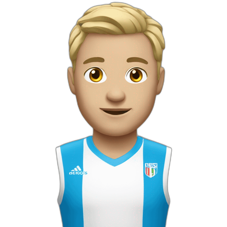 Un athlete blanc emoji