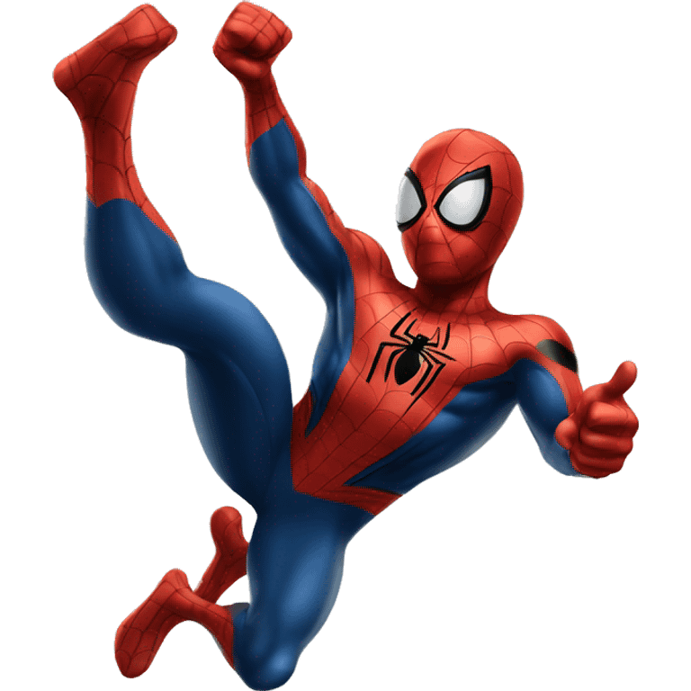 Spider-Man with thumb up emoji