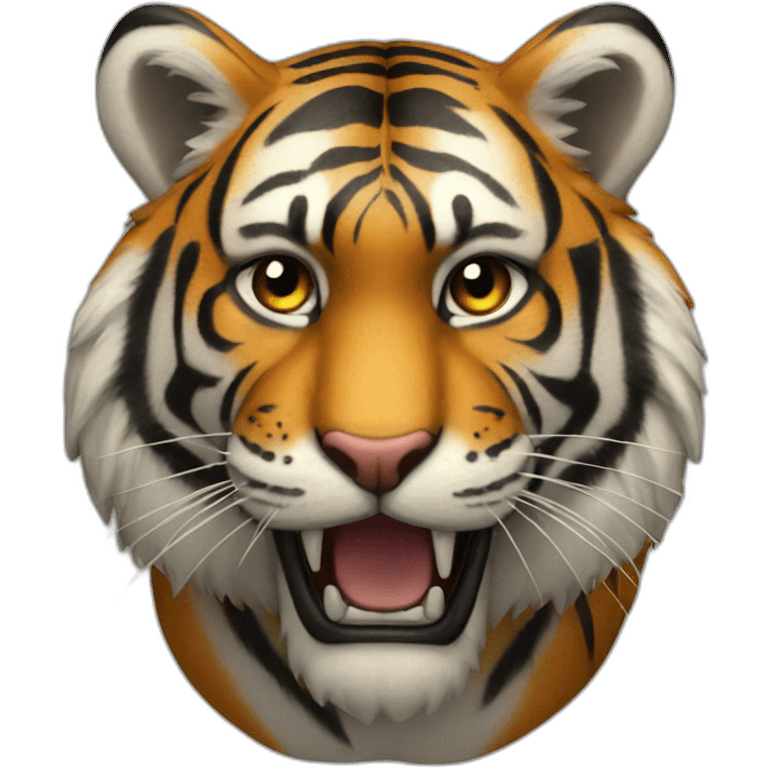 real tiger black emoji