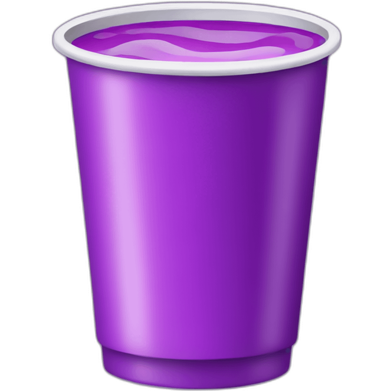 Double cup of purple drink emoji