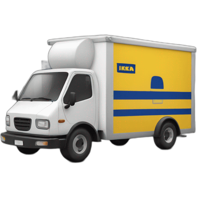 IKEA delivery truck emoji