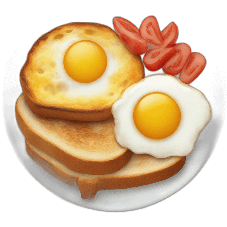 an english breakfast emoji