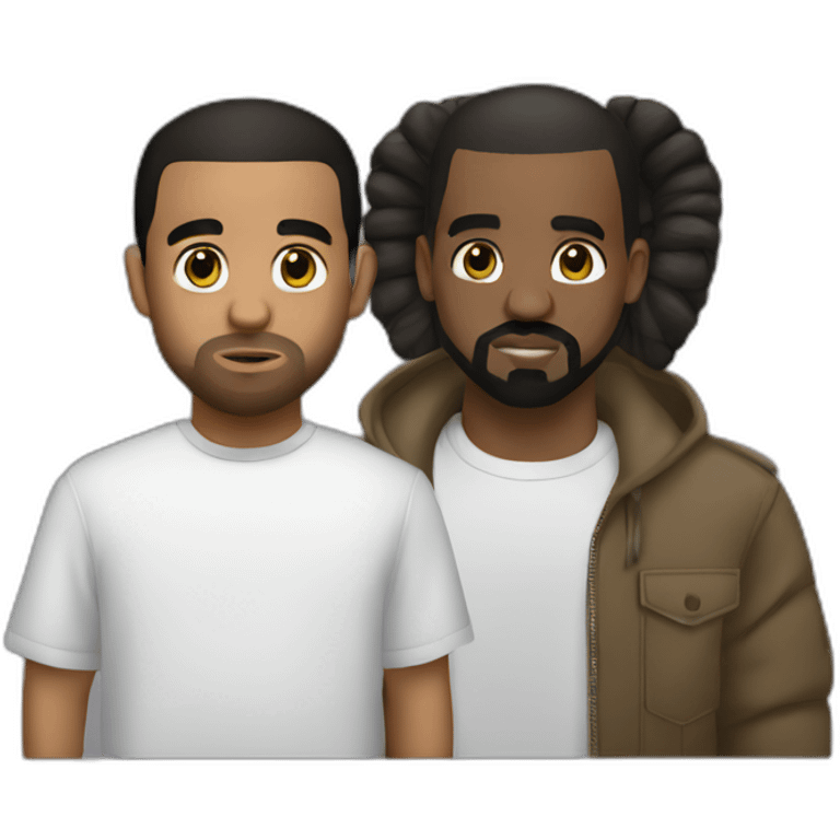 Drake and Kanye emoji