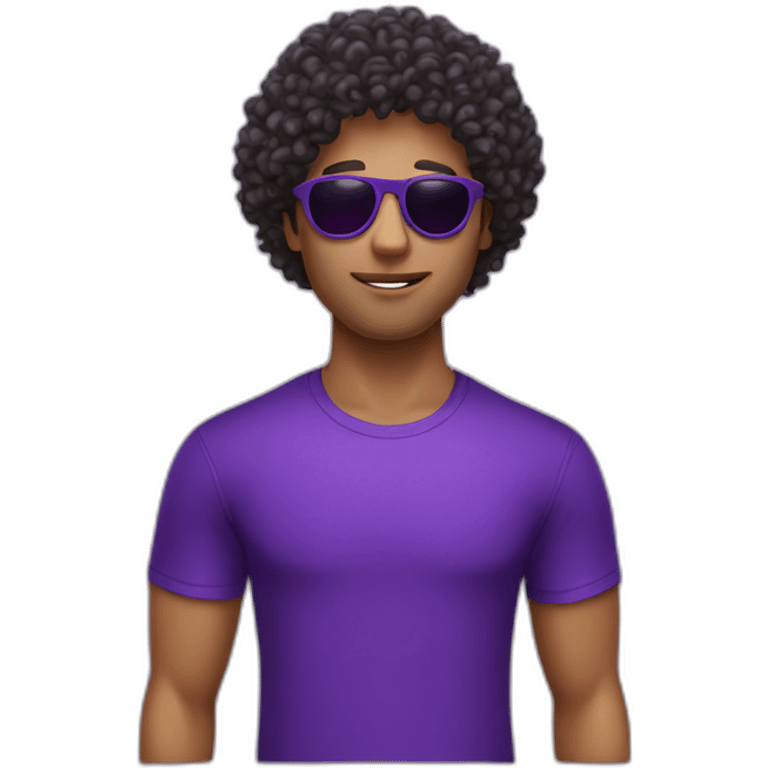 curly-hair-purple-cool-guy-round-star-sunglasses emoji