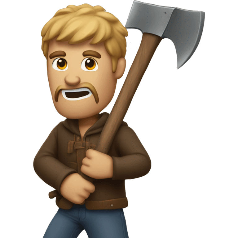 axe-wielding man emoji