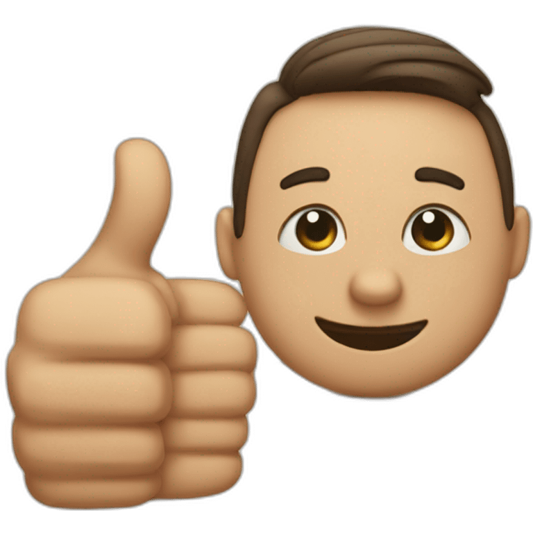 thumbs up and down emoji