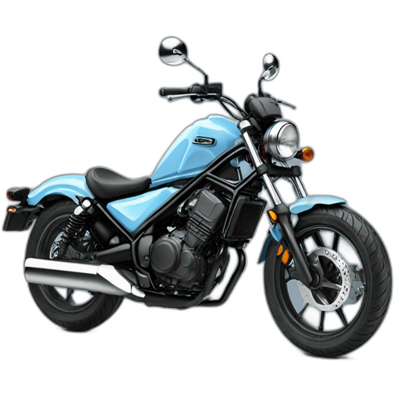 Honda rebel 125 pastel blue emoji