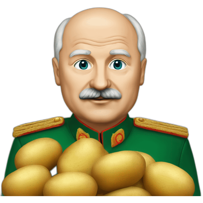 lukashenko with potato emoji