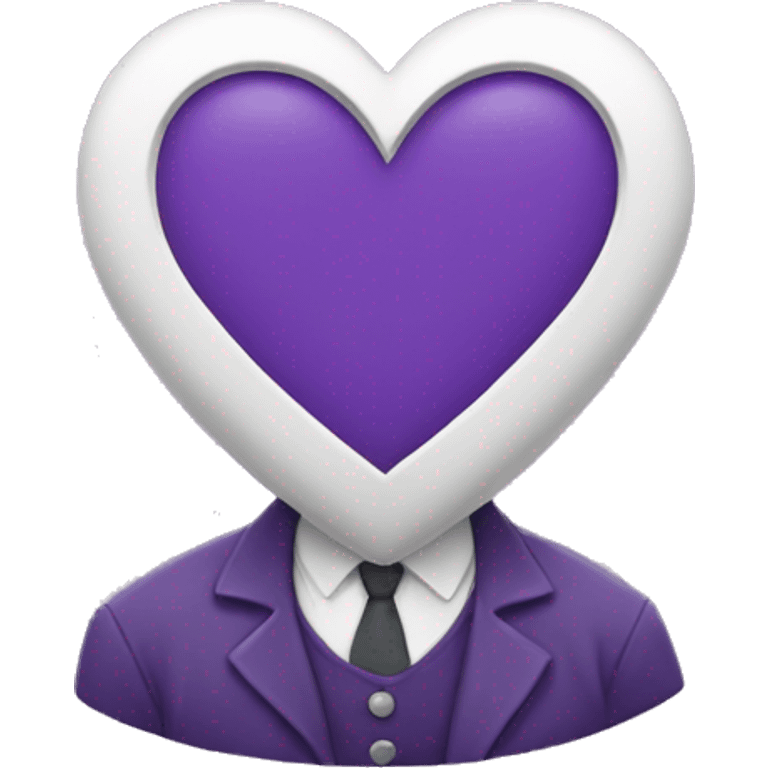 Violet heart emoji