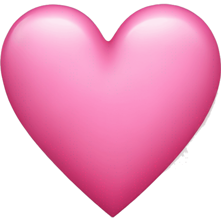 Cute pink heart emoji