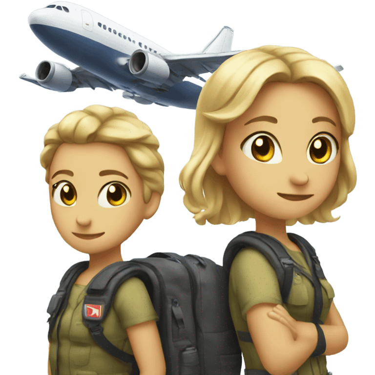 airplane + isabelle emoji