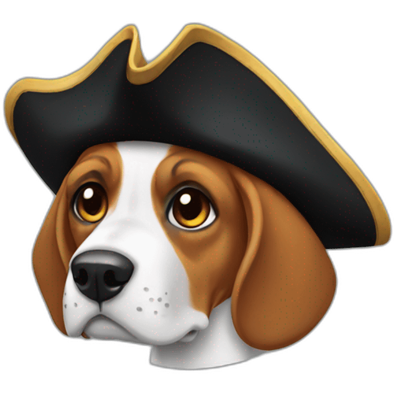 pirate hat beagle emoji