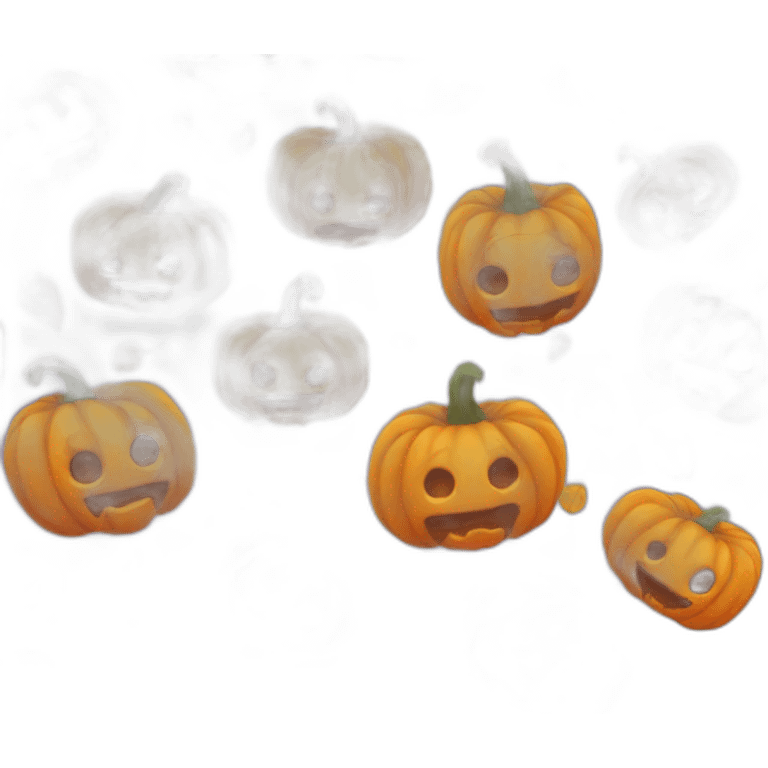 Cute pumpkin emoji