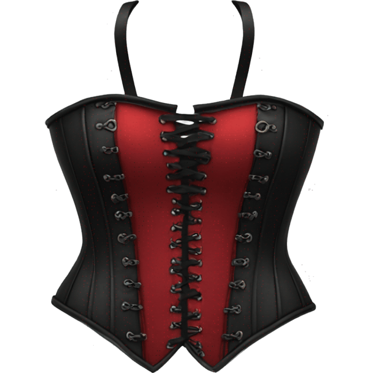 Gothic red corset  emoji