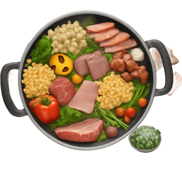 Food  in pan emoji