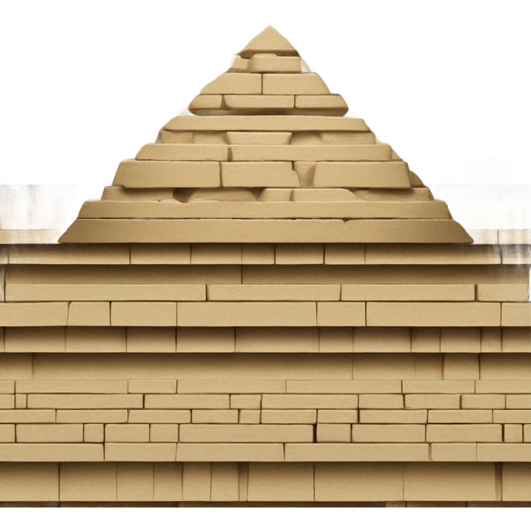 Vinyl record into Egypt pyramid emoji