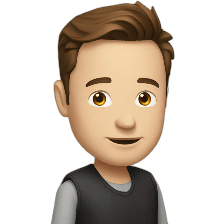 Elon Musk who french speaks emoji