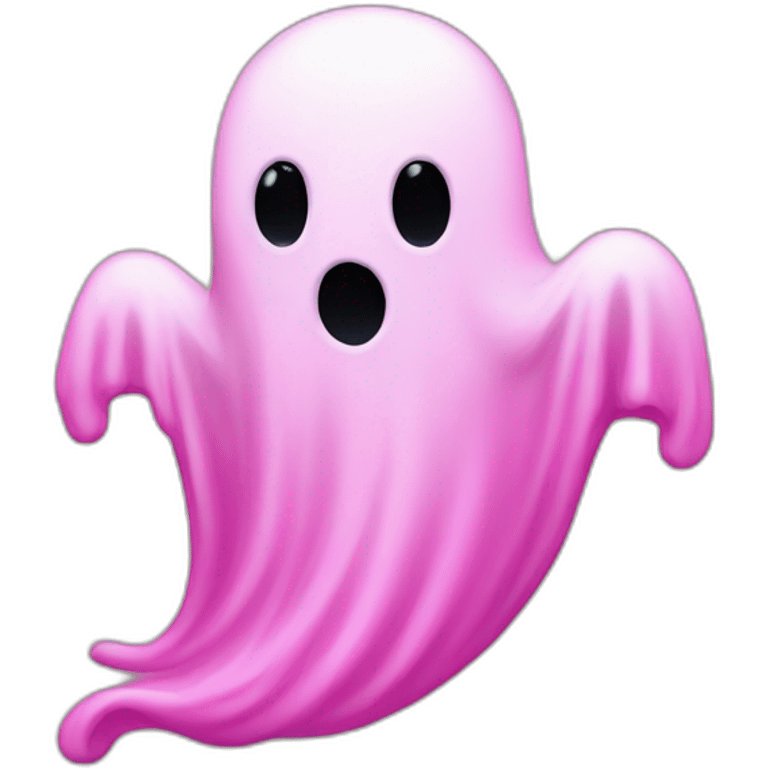 pink ghost  emoji