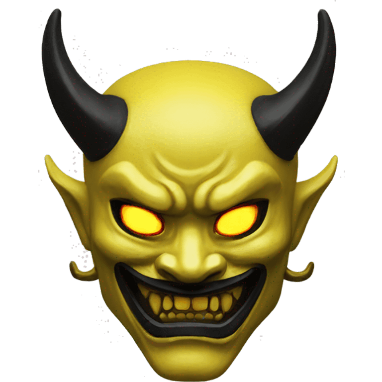 Hannya jaune emoji