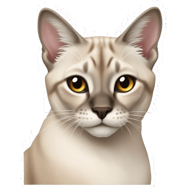 Lynx point Siamese cat emoji