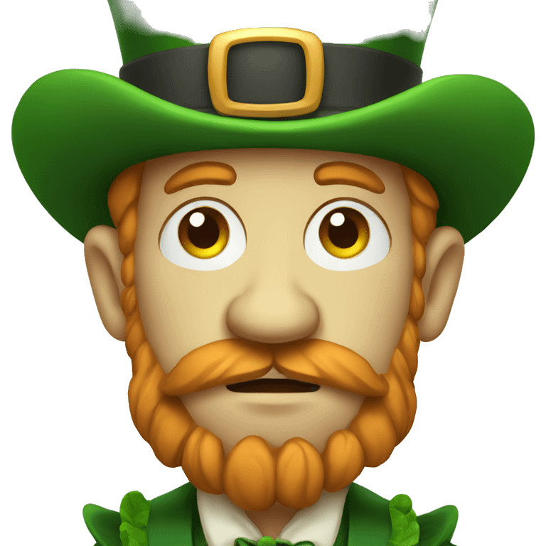 sad leprechaun emoji