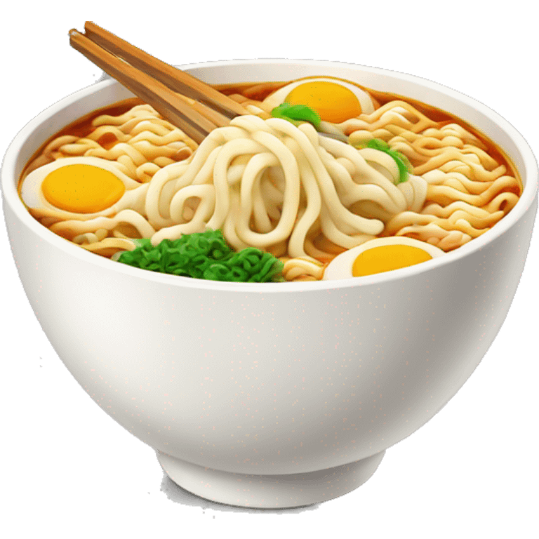 Delicious looking ramen  emoji