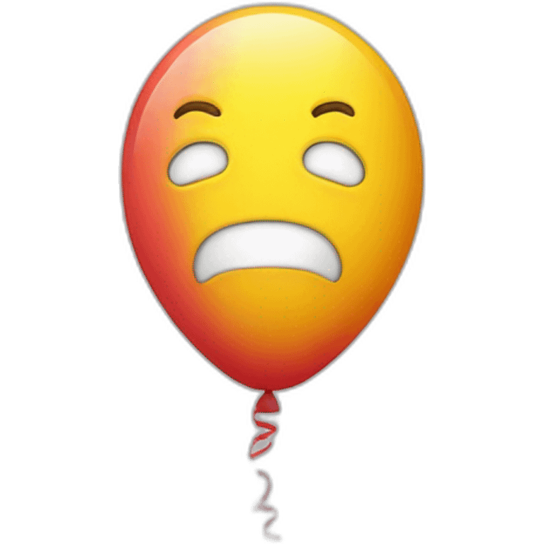 Une ombre qui tacle un ballon emoji