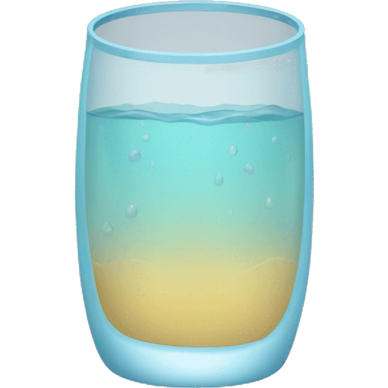 vaso de agua emoji