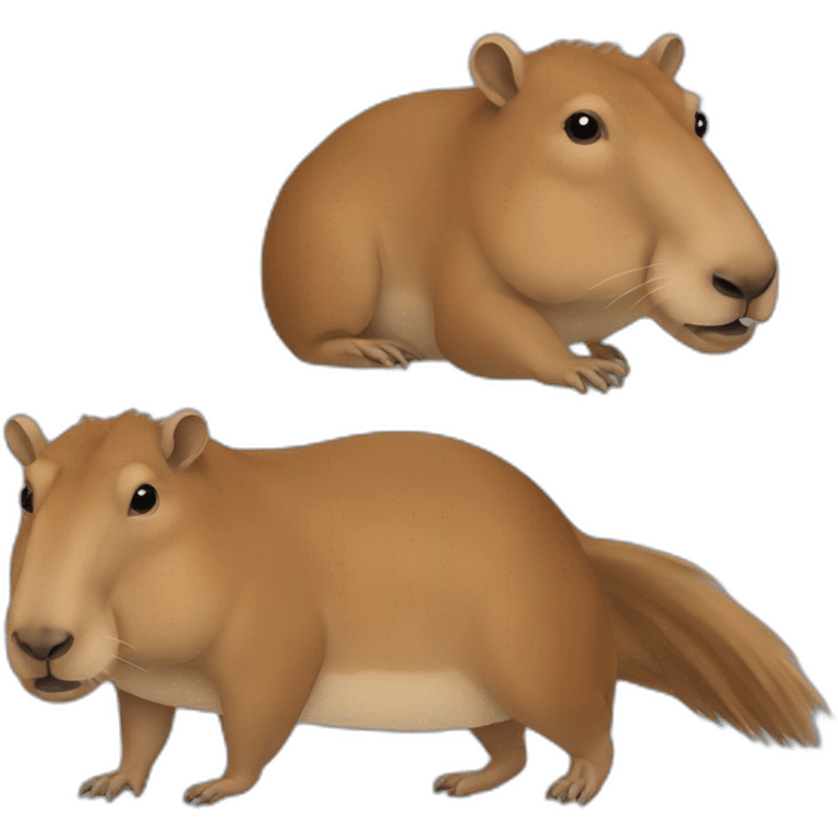 Capibara 1vec la tête de Eric Zemour emoji