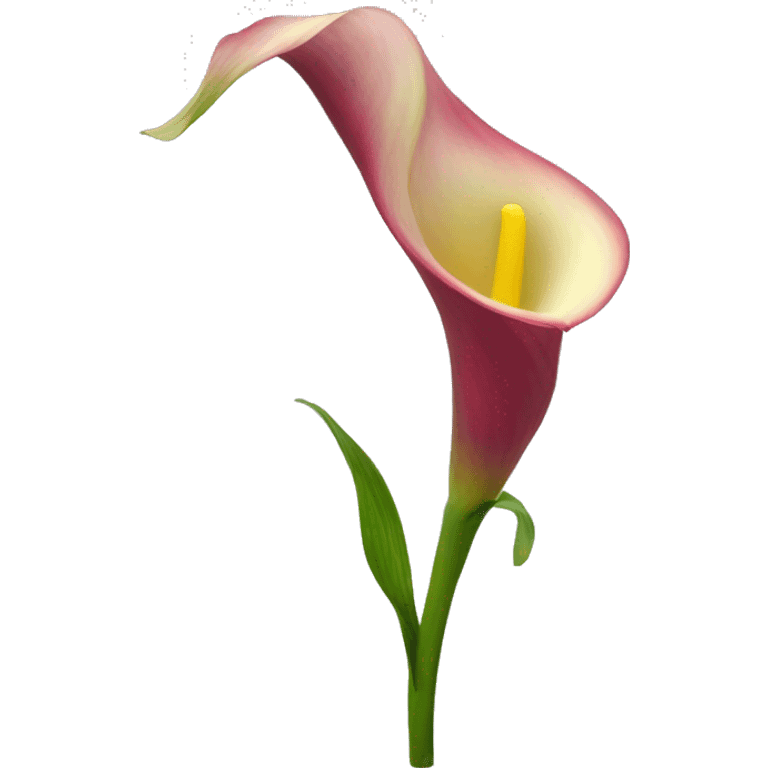 Flower of calla emoji