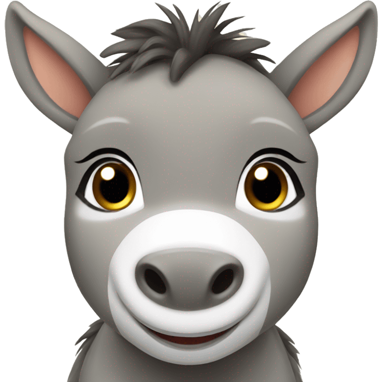 Cute baby donkey  emoji