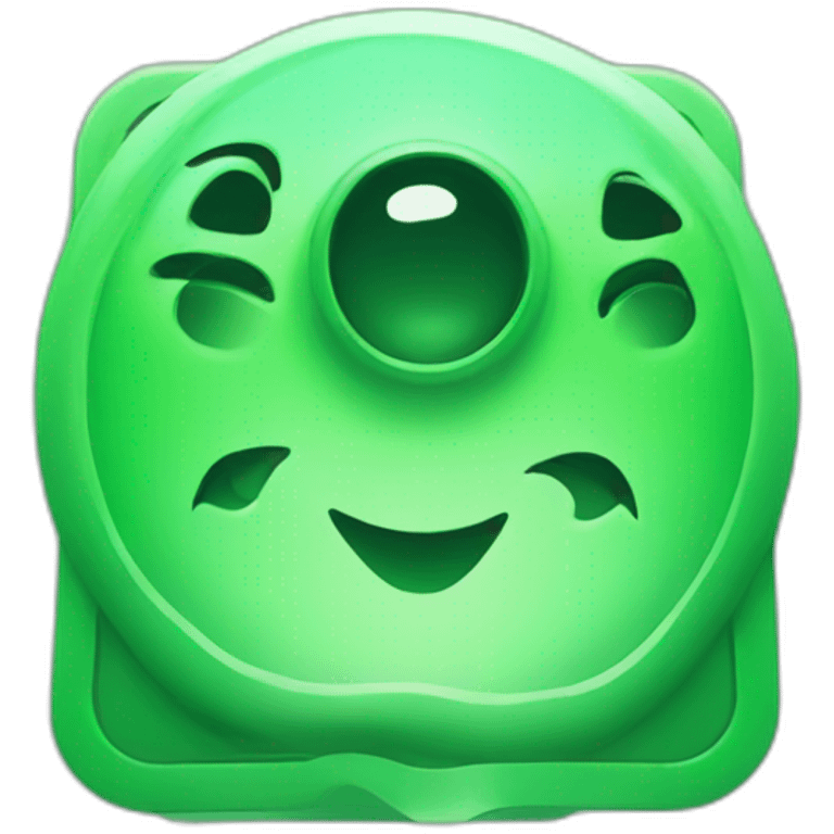 reels instagram green ghost logo emoji