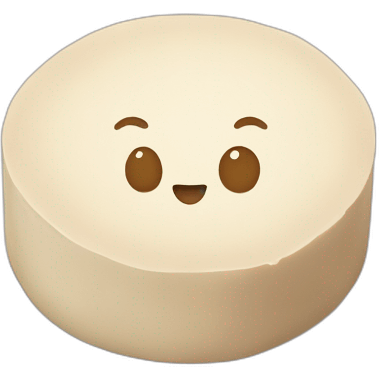 round tofu emoji