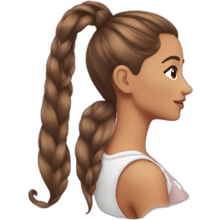 ariana grande ponytail emoji