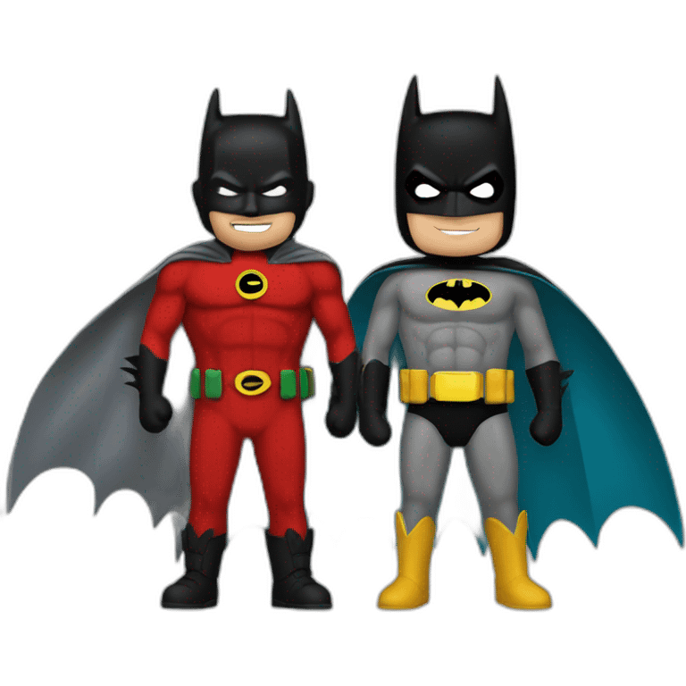 Batman and robin emoji