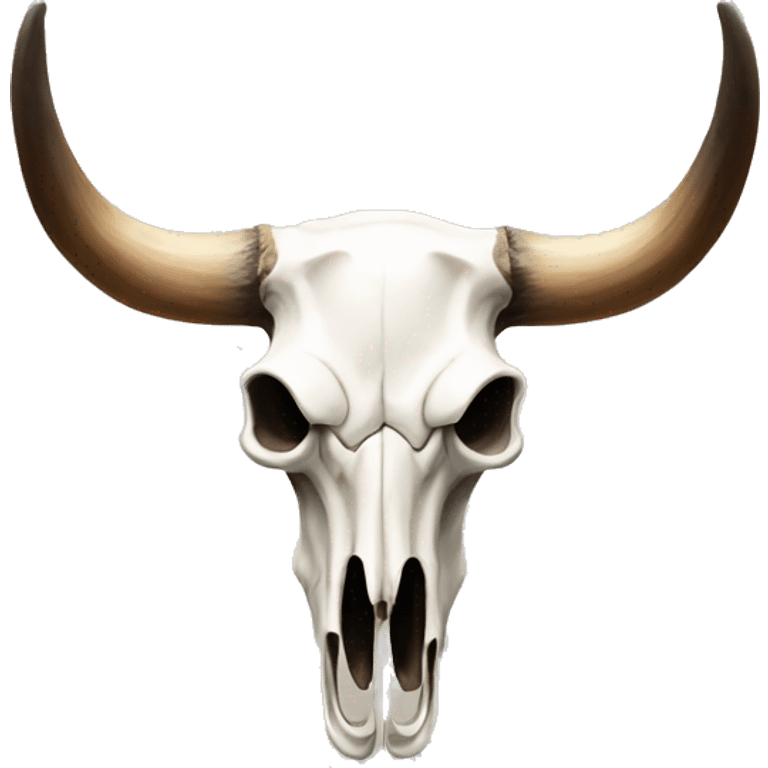 longhorn bull skull emoji