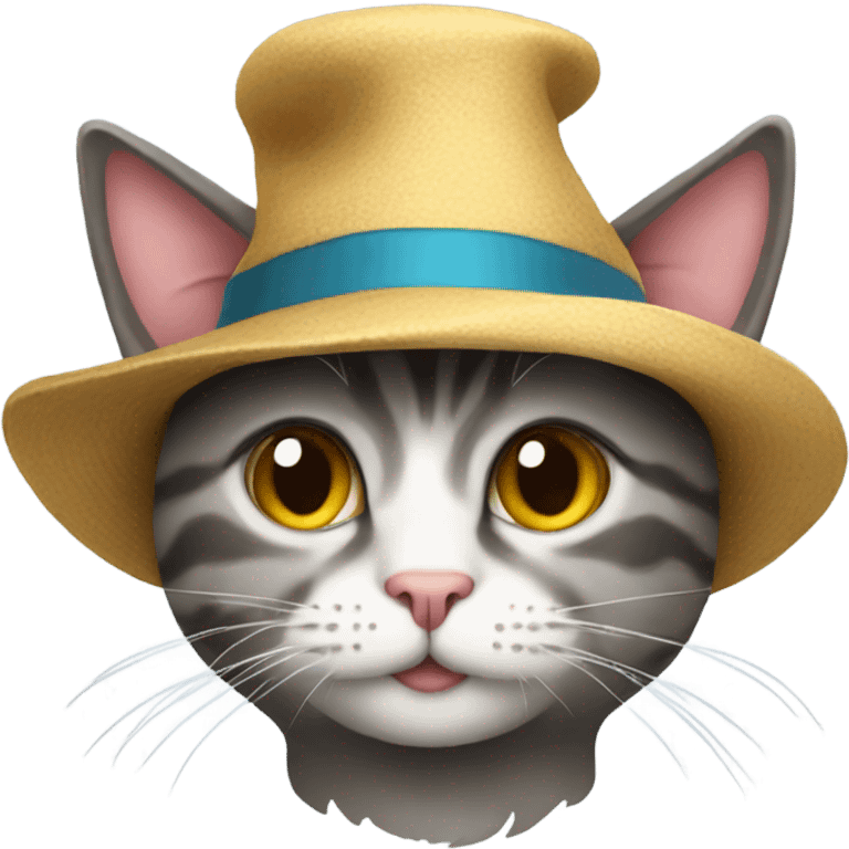 cat in a hat emoji