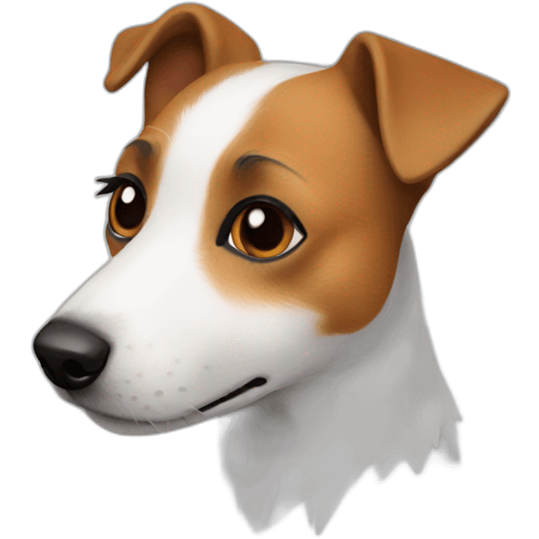 Jack Russell terrier volador emoji