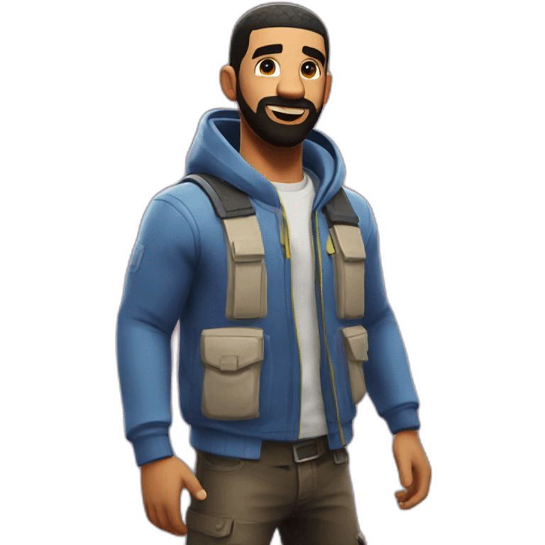 drake in fortnite emoji