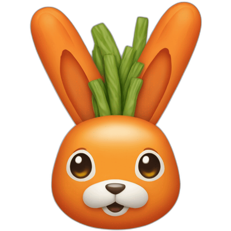 Lapin carottes emoji