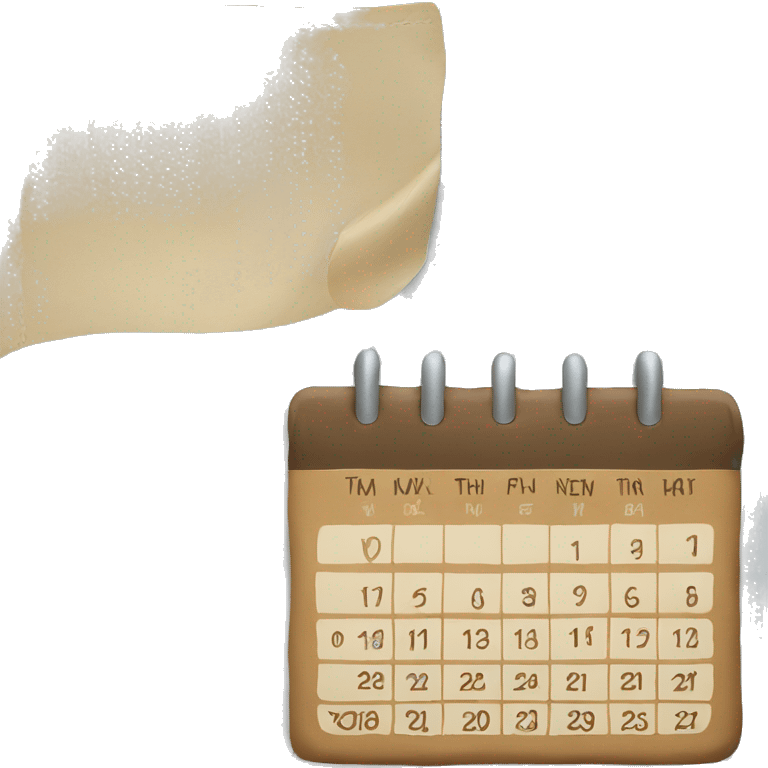 Calendar  emoji