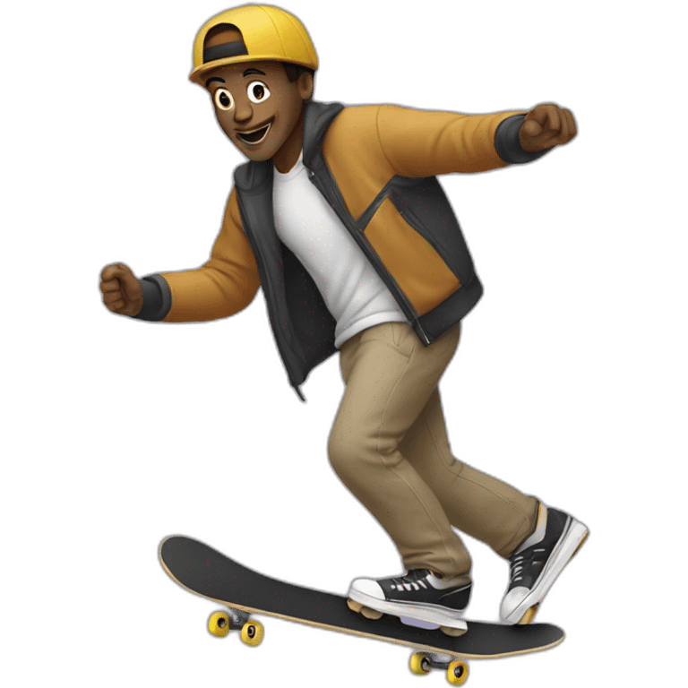 Un homme qui fais du skate emoji