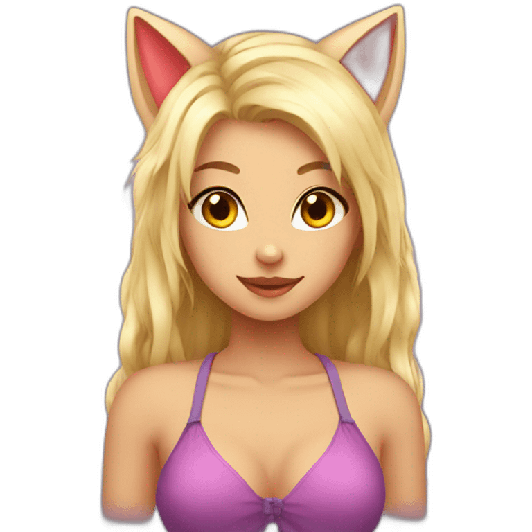 hot catgirl emoji