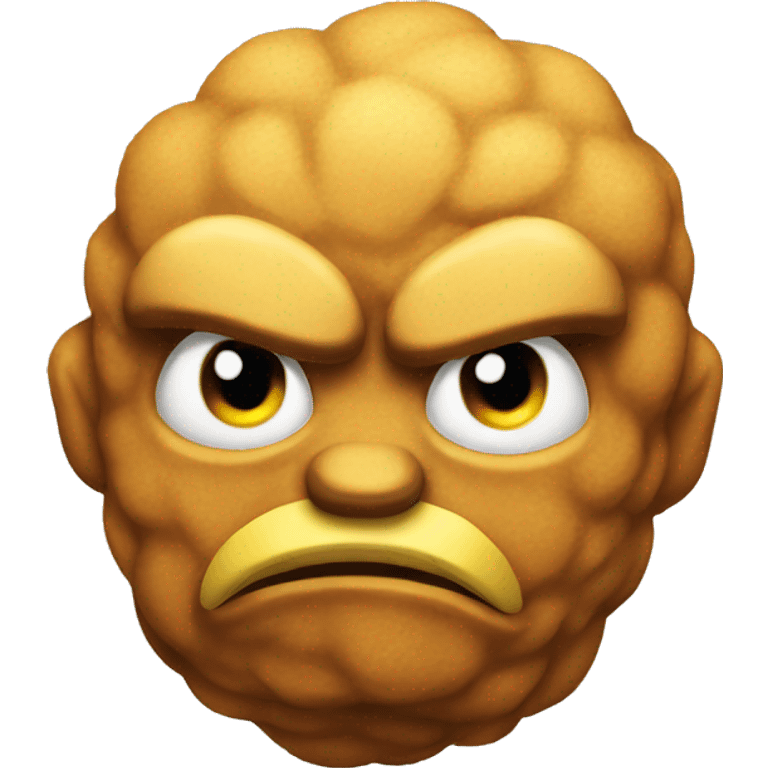 Angry nugget emoji